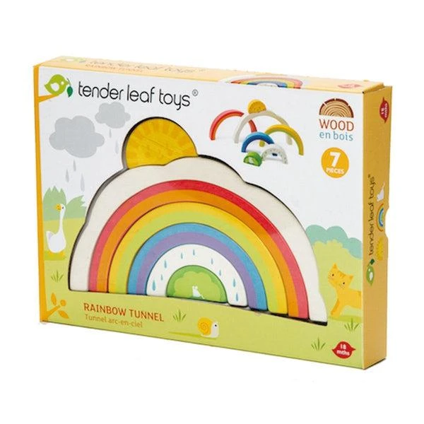 Tender Leaf Arc-en-ciel - Jouet D'éveil En Bois Bébé 18 Mois Et + – Image 4
