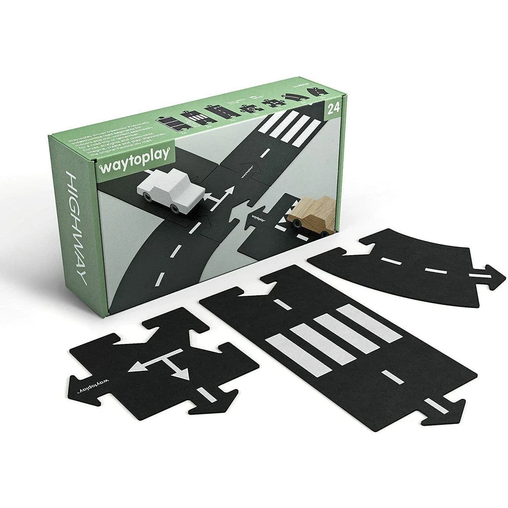 Circuit Flexible 24 Pièces Pour Voitures - Autoroute