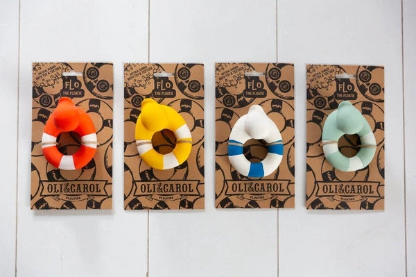 Flo The Floatie, La Mini Bouée Canard Bleue - Jouet De Bain – Image 6