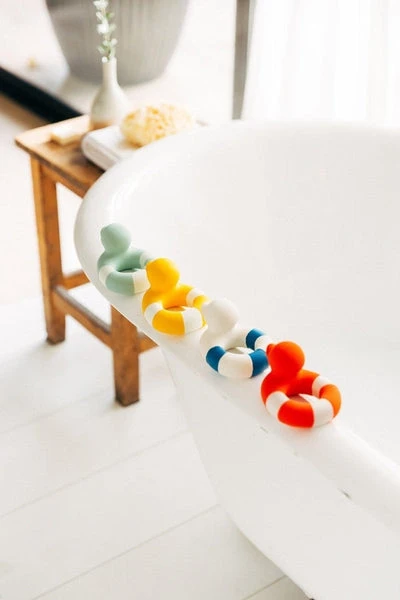 Flo The Floatie, La Mini Bouée Canard Bleue - Jouet De Bain – Image 10