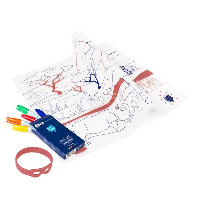 Set En Silicone à Colorier - Savane – Image 4