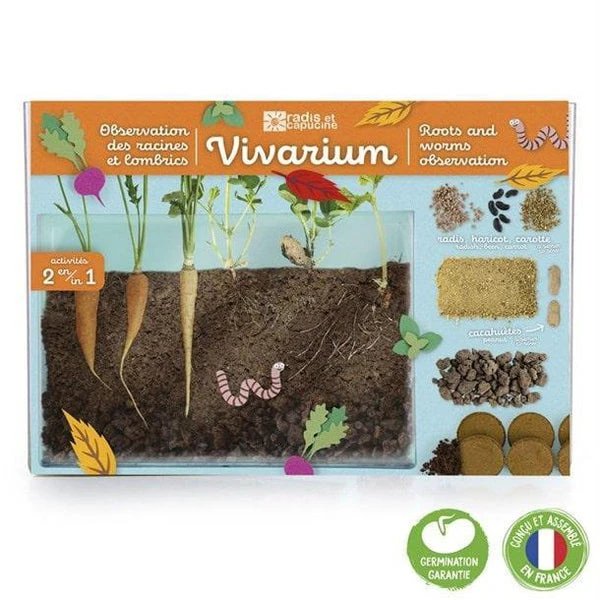 Coffret De Jardinage - Vivarium D'observation Des Racines