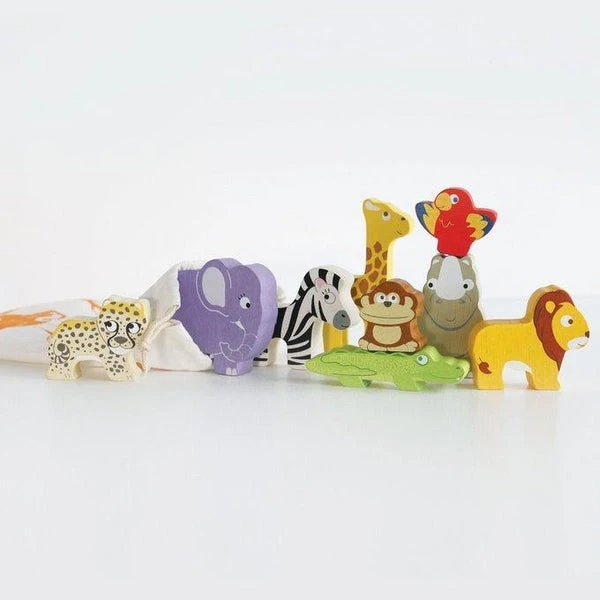 Le Toy Van Animaux D'Afrique En Bois - Animaux à Empiler – Image 3