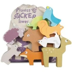 Le Toy Van Animaux De La Forêt En Bois - Animaux à Empiler