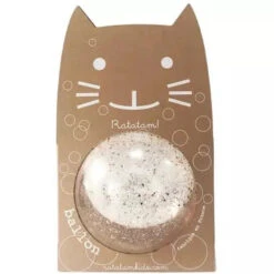 Ballon Transparent à Paillettes Cuivrées Diam. 15cm