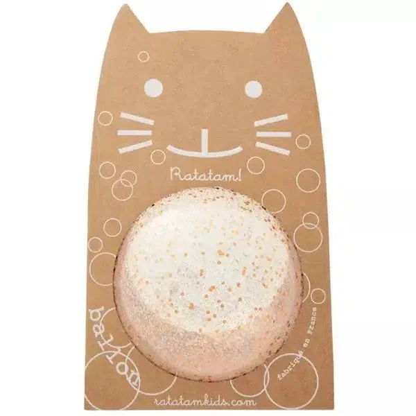 Grand Ballon Transparent Ă Paillettes Cuivre 20 Cm