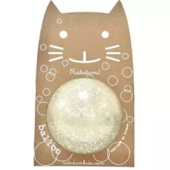 Ballon Transparent à Paillettes Argentées Diam. 15cm