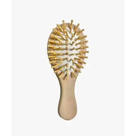 Brosse à Cheveux En Bois Naturel - Accessoire Pour Poupée