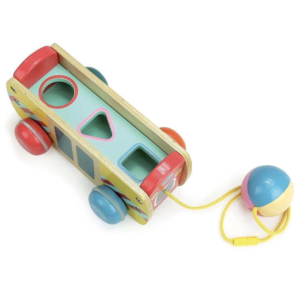 Vilac Bus à Trainer Et Jeux Encastrables - Illustré Par Ingela P.Arrhenius – Image 3