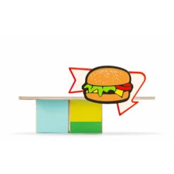 Cabane Ă Hamburgers - Jouet En Bois