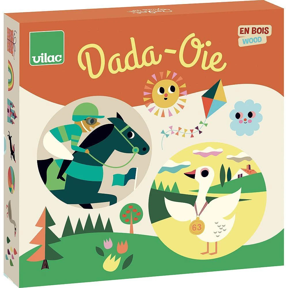 Vilac Coffret De Jeux De Société En Bois - Dada-Oie - Illustré Par Ingela P.Arrhenius – Image 4