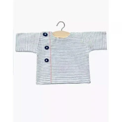 Blouse D'écolier à Rayures - Vêtement Pour Poupée Et Poupon