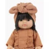 Turban En Molleton Couleur Cassonade - Accessoire Pour Poupée Et Poupon
