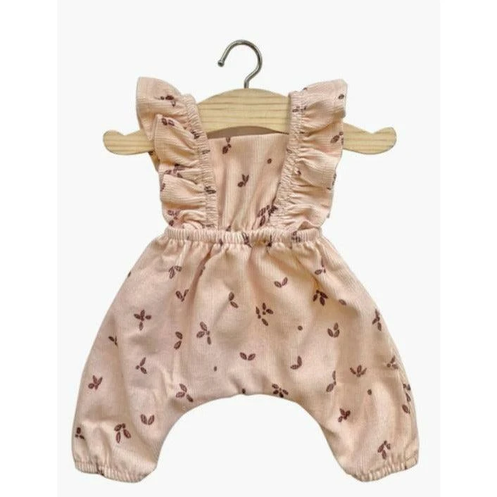 Combinaison Maya En Velours Motif Végétal - Vêtement Pour Poupée Et Poupon