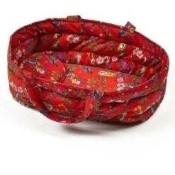 Couffin Gordis Et Son Oreiller Pour Poupée Et Poupon - Motif Le Royaume Des Oiseaux - Collab Nathalie Lété