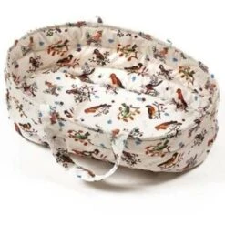 Couffin Gordis Et Son Oreiller Pour Poupée Et Poupon - Motif Little Birds - Collab Nathalie Lété