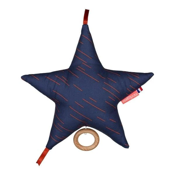 Coussin Boîte à Musique Etoile Motif Justin - I Just Called To Say I Love You - Steevie Wonder