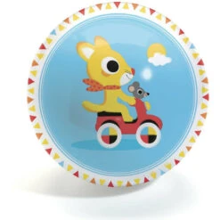 Djeco Cute Race Ball - Petit Ballon Diam. 12cm