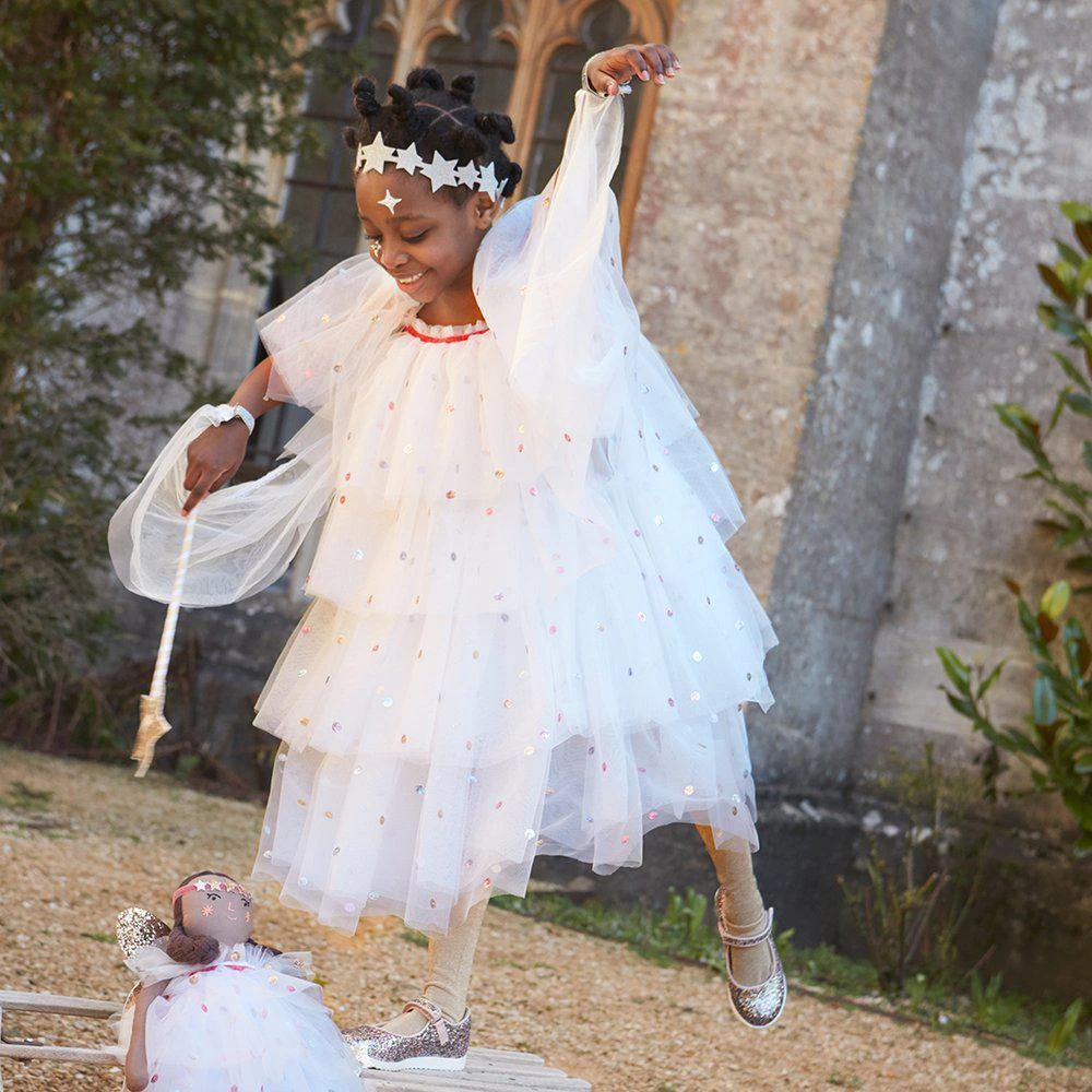 Meri-Meri Déguisement D'ange En Tulle Avec Couronne Pour Enfant De 5-6 Ans – Image 8