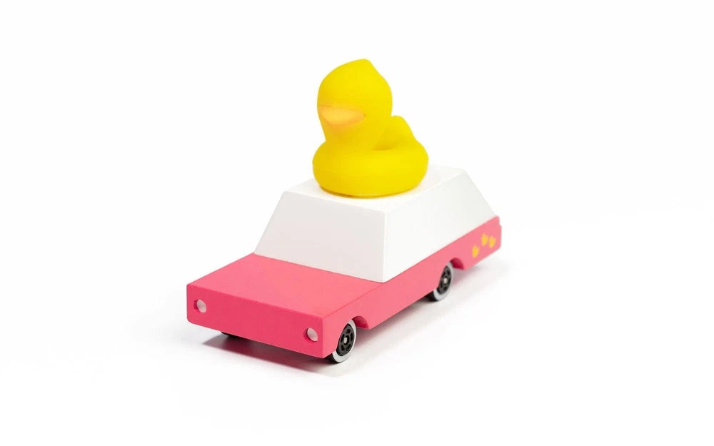 Voiture Bouée Canard - Petite Voiture En Bois – Image 2
