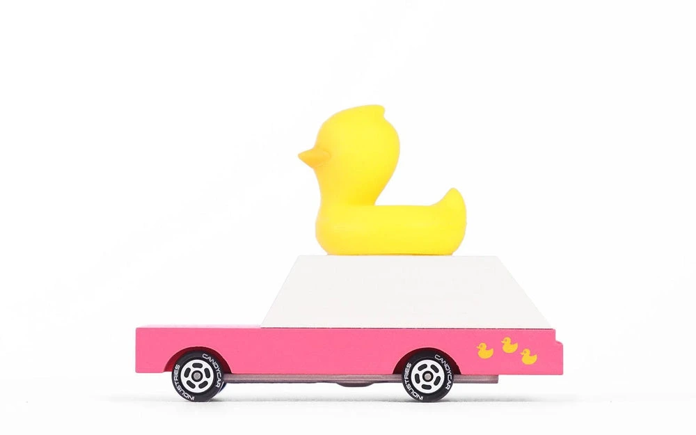 Voiture Bouée Canard - Petite Voiture En Bois