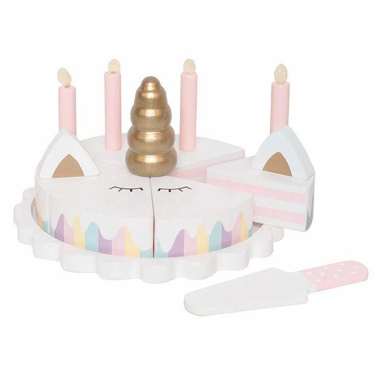 JaBaDaBaDo Gâteau Licorne à Découper - Dinette En Bois