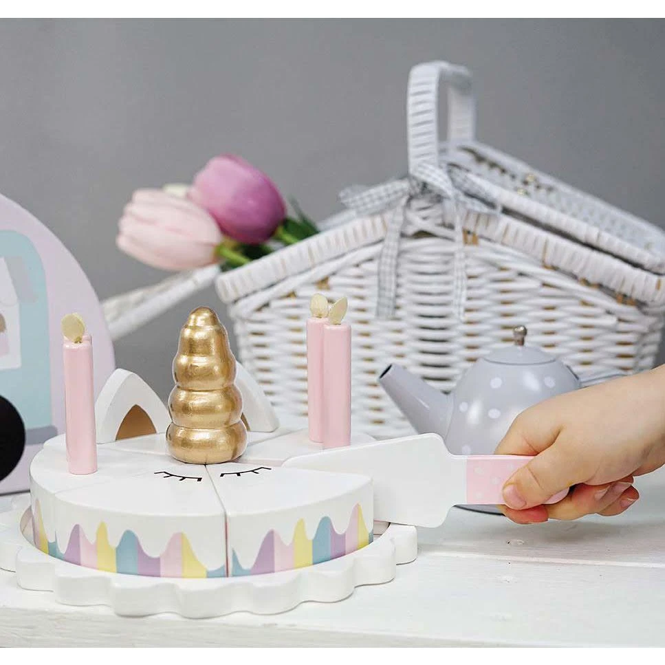 JaBaDaBaDo Gâteau Licorne à Découper - Dinette En Bois – Image 2