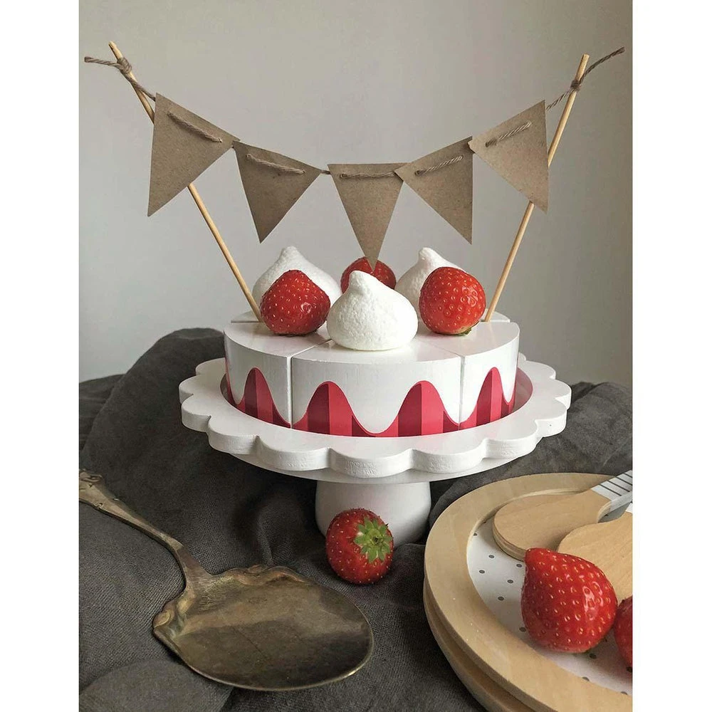 JaBaDaBaDo Gâteau à La Fraise à Découper - Dinette En Bois – Image 3