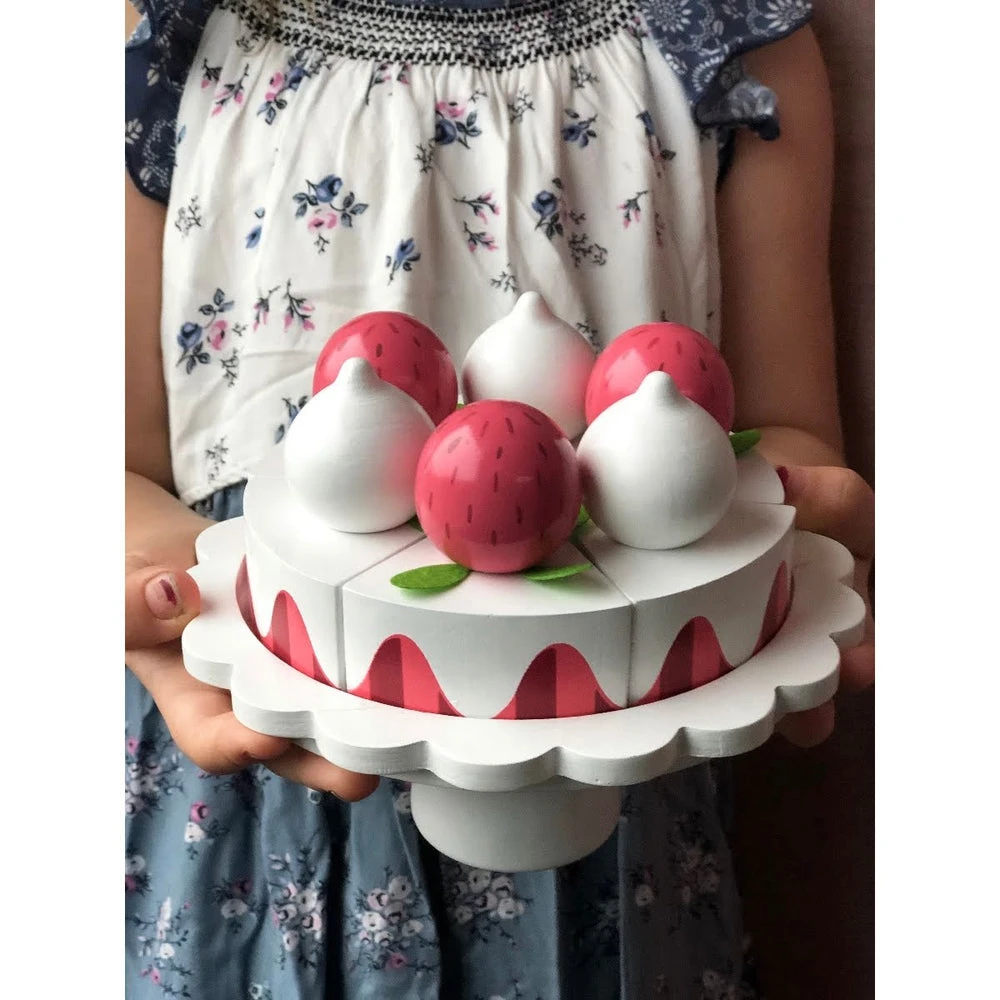 JaBaDaBaDo Gâteau à La Fraise à Découper - Dinette En Bois – Image 4