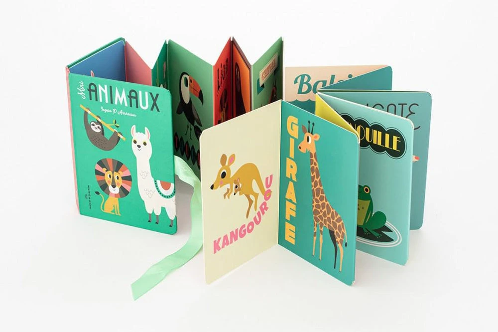 Mini Animaux-Leporello - Livre Imagier Bébé 3 Mois Et + – Image 4