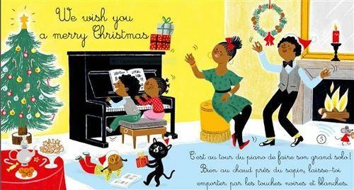 Mes Premiers Airs De Jazz De Noël - Livre Sonore Bébé 6 Mois Et + – Image 2