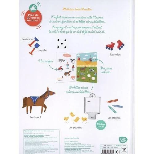 Mes Premiers Mots à écouter - Livre Sonore éducatif Bébé 1 An Et + – Image 3