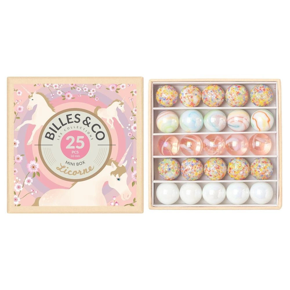 Mini Boîte De Billes Licorne