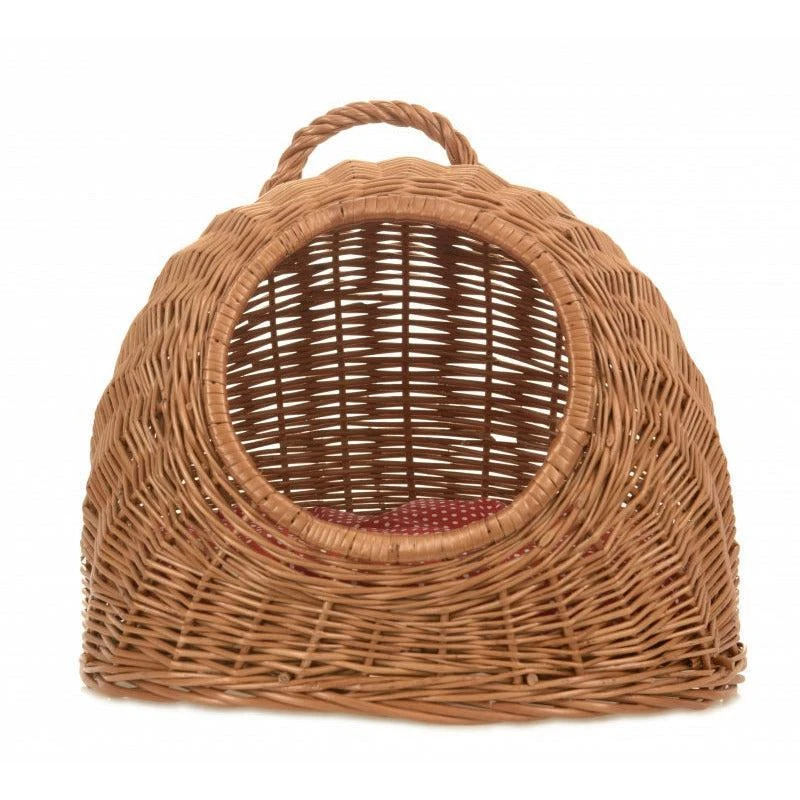 Panier /Niche Pour Peluche Chat Et Chien En Osier