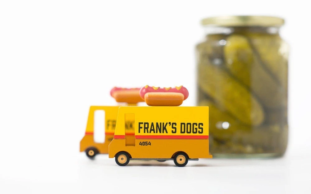 Camion Hot-dog - Petite Voiture En Bois – Image 3