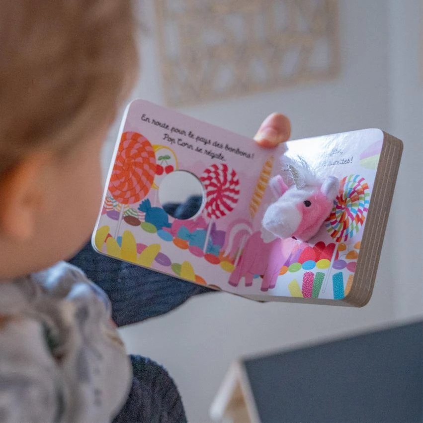 Pop Corn La Licorne - Livre Bébé 6 Mois Et + – Image 3