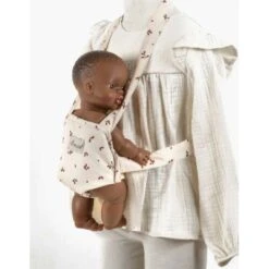 Porte-bébé En Coton Pour Poupée Et Poupon - Motif Végétal