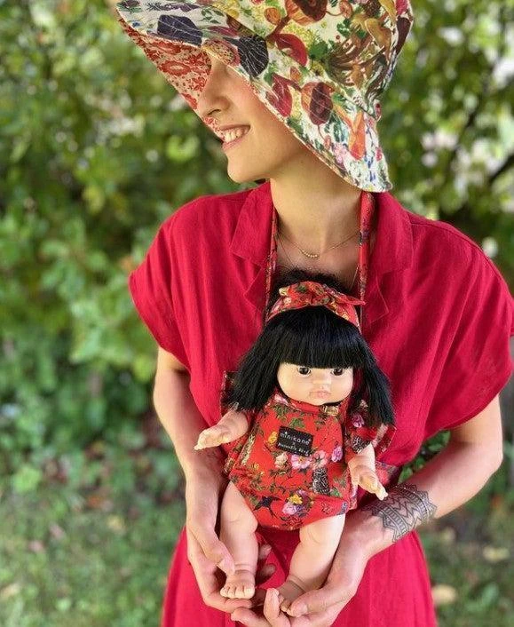 Porte-bébé Pour Poupée Et Poupon - Motif Le Royaume Des Oiseaux - Collab Nathalie Lété – Image 2