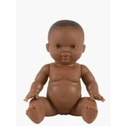 Poupon Petite Fille D'Afrique Aux Yeux Miel - Collection Les Poupées Gordis