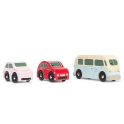 Le Toy Van Set De Voitures Retro - 3 Petits Véhicules En Bois