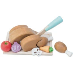 Le Toy Van Poulet à Découper Et Ses Petits Légumes - Dinette En Bois écologique