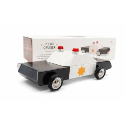 Voiture De Police - Voiture En Bois Grand Format