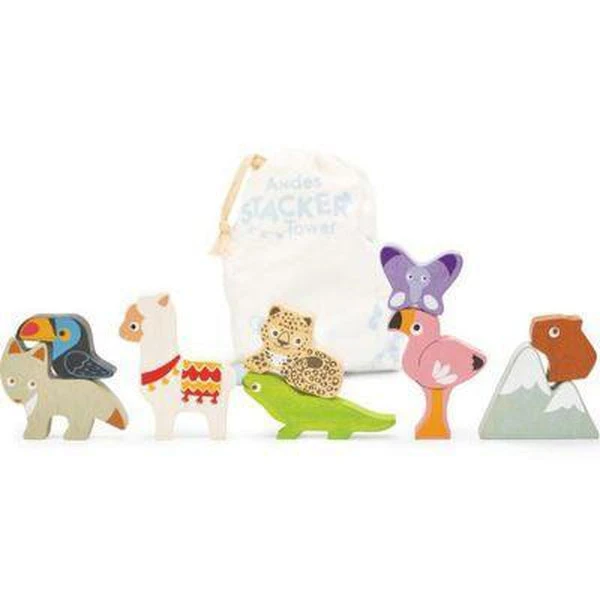 Le Toy Van Animaux Des Andes En Bois - Animaux à Empiler – Image 2