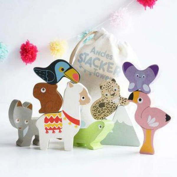 Le Toy Van Animaux Des Andes En Bois - Animaux à Empiler – Image 4