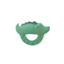 Moulin Roty Anneau De Dentition En Caoutchouc Naturel - Crocodile - Sous Mon Baobab
