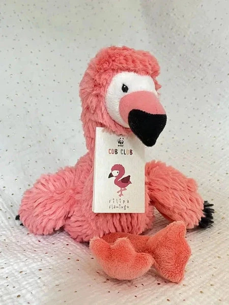 Doudou écologique - Filippa Le Flamant Rose 23cm – Image 4