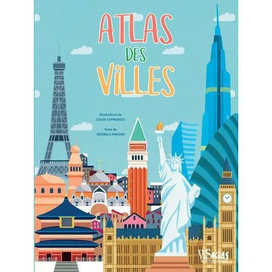 Atlas Des Villes - Livre Documentaire Enfant 6 Ans Et +