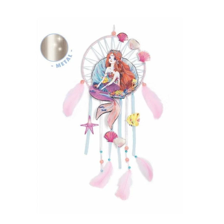 Djeco Coffret DIY - Attrape Rêve Douce Sirène - Coffret Loisir Créatif Enfant 7 Ans Et + – Image 2