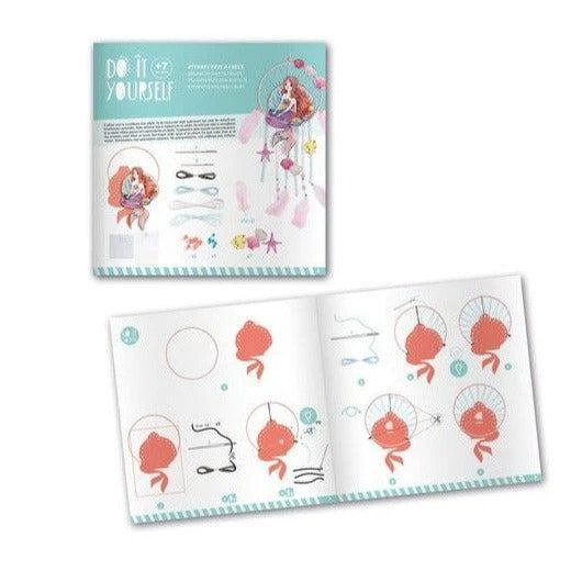 Djeco Coffret DIY - Attrape Rêve Douce Sirène - Coffret Loisir Créatif Enfant 7 Ans Et + – Image 5
