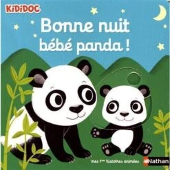 Nathan Bonne Nuit Bébé Panda - Livre D'éveil Bébé 1 An Et +
